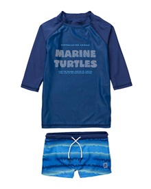 Zippy Kids Swimwear Boy Set Top-Boxer Marine Turtles  Boys Swimwear