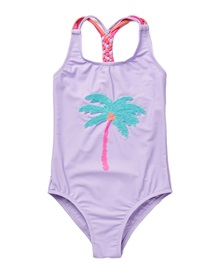 Zippy Kids Swimwear One-Piece Girl Palm Tree  Girls Swimwear