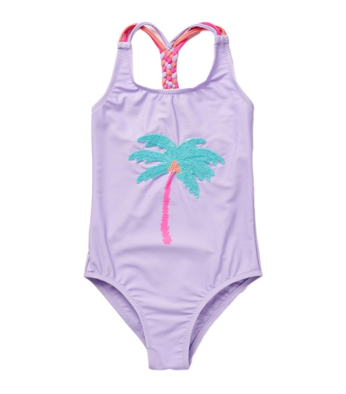Zippy Kids Swimwear One-Piece Girl Palm Tree  Girls Swimwear