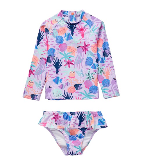 Zippy Kids Swimwear Girl Set Top-Slip Coral  Girls Swimwear