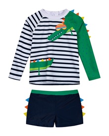 Energiers Kids Swimwear Set Boy Boxer-Top Crocodile  Boys Swimwear