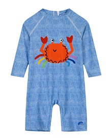 Energiers Kids Swimwear Onepiece Boy Crab  Boys Swimwear