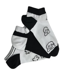 FMS Women's Socks Cotton Sneaker Girl - 3 Pairs  Socks