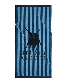 Greenwich Polo Club Beach Towel Logo Stripes 90x180cm  Towels