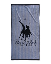 Greenwich Polo Club Πετσέτα Θαλάσσης Logo Ρίγες 90x180εκ  Πετσέτες Θαλάσσης
