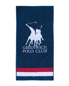 Greenwich Polo Club Beach Towel Logo Stripes 90x180cm  Towels