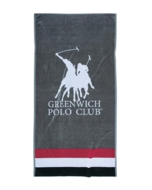 Greenwich Polo Club Πετσέτα Θαλάσσης Logo Ρίγες 90x180εκ  Πετσέτες Θαλάσσης