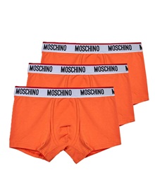 Moschino Men's Boxer Logo Trim - 3 Pack  Boxer