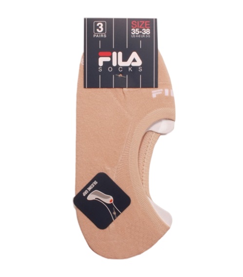 FILA Men's No-Show Socks Ghost - 3 Pairs  Socks