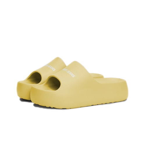 Tommy Hilfiger Women's Slide Chunky Flatform  Slippers-Slides
