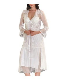 FMS Women Bridal Set NightDress-Robe 910  Wedding Set