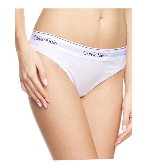 thumb image of Calvin Klein Γυναικείο Εσώρουχο Classic Thong - Σύνθεση : 53% Βαμβάκι 35% Μοντάλ 12% Ελαστομέρο