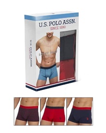 U.S. Polo ASSN. Ανδρικό Boxer Stretch Cross - Τριπλό Πακέτο  Boxerακια