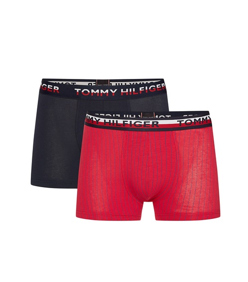 Tommy Hilfiger Ανδρικό Boxer Printed Trunk - Διπλό Πακέτο  Boxerακια