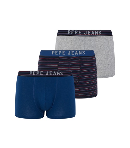 Pepe Jeans Ανδρικό Boxer Lester Short Trunk - Τριπλό Πακέτο  Boxerακια