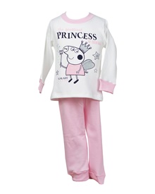 Galaxy Παιδική Πυτζάμα Κορίτσι Peppa Princess  Πυτζάμες