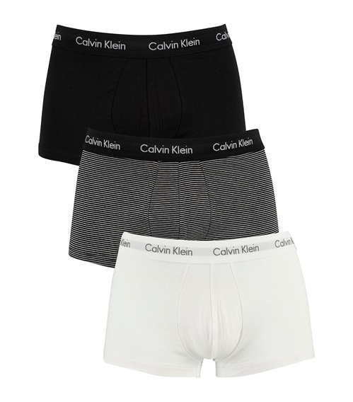 Calvin Klein Ανδρικό Boxer Stripes - Τριπλό Πακέτο  Boxerακια