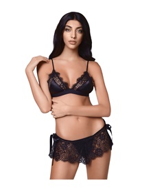 Milena Set Bra Lace With Satin  Bustiers
