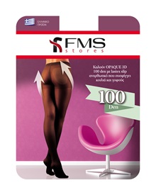 FMS Tights 100 Den Opaque 3D With Lastex  Tights