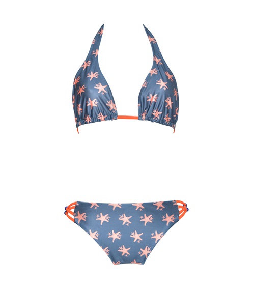 Mr & Son Γυναικείο Μαγιό Bikini Set Αστερίας  Μαγιό Μπικίνι Set