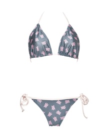 Mr & Son Women's Swimwear Bikini Set Turtle  Bikini Set