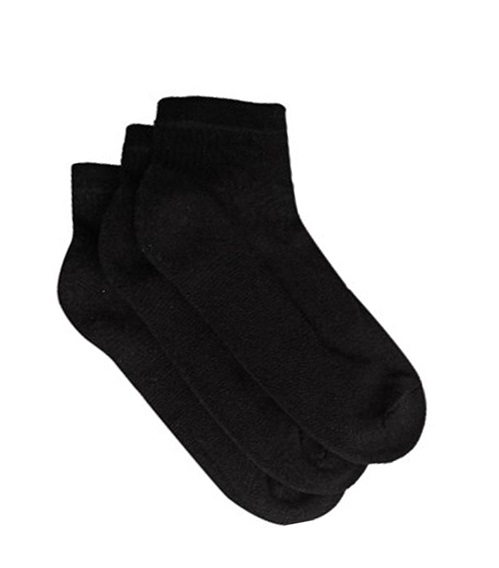 FMS Unisex Ankle Socks Half Towel - 3 Pack  Socks