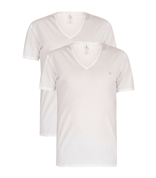 Calvin Klein Men's V Neck T-Shirt - 2 Pack  Undershirts