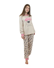 Galaxy Παιδική-Εφηβική Πυτζάμα Κορίτσι Be Smile  Πυτζάμες