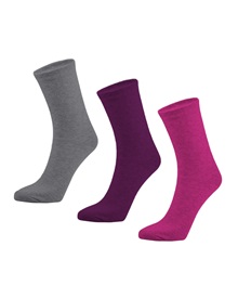 FMS Kids Cotton Monochrome Socks - 3 Pairs  Socks