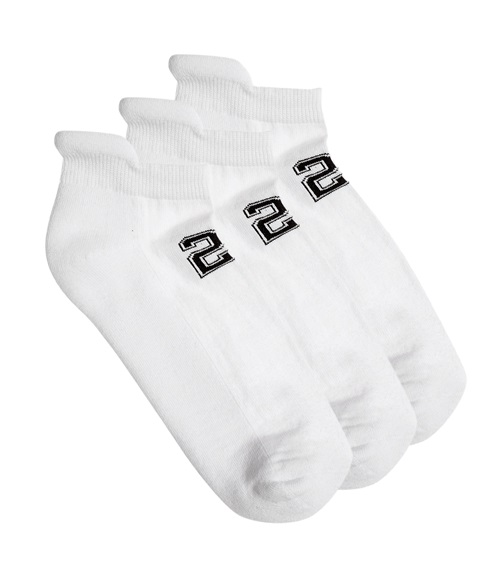 thumb image of FMS Women's Ankle Socks Half Towel Numbers - 3 Pack - Composition : 85% Cotton, 12% Polyamide, 3% Elastane