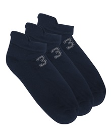 FMS Ανδρικά Σοσόνια Μισή Πετσέτα Αριθμούς - Τριπλό Πακέτο  Κάλτσες