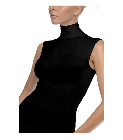 thumb image of Αμάνικη μπλούζα με ζιβάγκο λαιμό. Εξαιρετική ποιότητα από micromodal και elastan για καλύτερη εμφάνιση, εφαρμογή και άνεση. Σύνθεση : 92% Micromodal - 8% Ελαστάνη