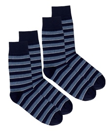 FMS Ανδρικές Κάλτσες Βαμβακερές Ριγέ - 2 Ζεύγη  Κάλτσες