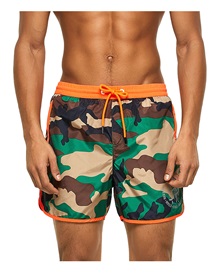 Diesel Men's Swimwear Shorts Camo Print Reef  Bermuda