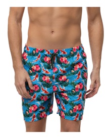 Minerva Men's Swimwear Shorts Hawaiian Sea  Bermuda