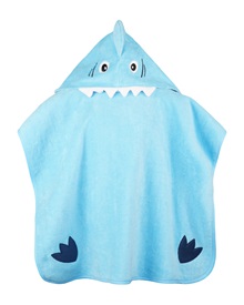 Energiers Παιδική Πετσέτα-Πόντσο Αγόρι Βαμβακερή Shark  Αξεσουάρ Θαλάσσης
