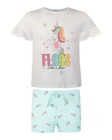 Energiers Kids Pyjama Girl Floss Unicorn  Pyjamas