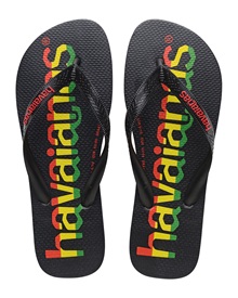 Havaianas Men's Flip-Flop Top Logomania Jamaica  Flip flops
