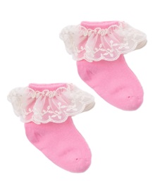 FMS Kids Socks Girl Lace  Socks