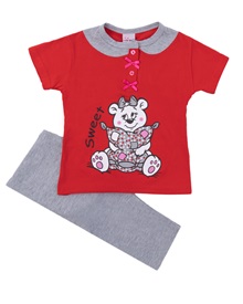 FMS Kids Pytzama Girl Sweet Bear  Pyjamas