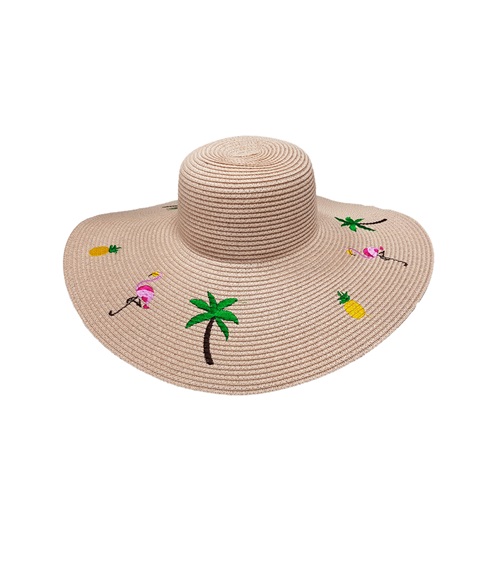 thumb image of FMS Γυναικείο Ψάθινο Καπέλο Tropical