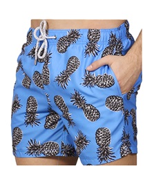 FMS Men's Swimwear Shorts Pineapple  Bermuda