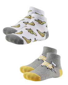 Ysabel Mora Παιδικές Κάλτσες Αγόρι Fantasia Banana - 2 Ζεύγη  Κάλτσες