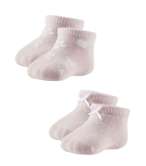 Ysabel Mora Βρεφικές Κάλτσες Κορίτσι Φιόγκος Box - 2 Ζεύγη  Κάλτσες