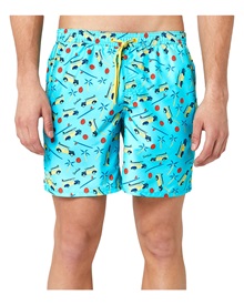 Sundek Men's Swimwear Shorts Surf Van Print  Bermuda
