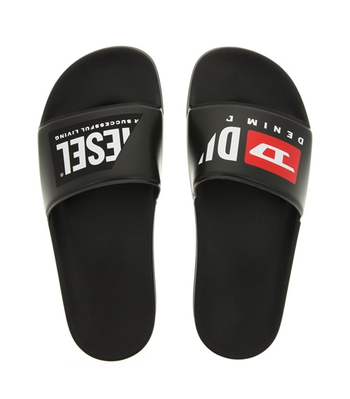 Diesel Women's Slide Slide Sa-Mayemi Double Logo  Slippers-Slides