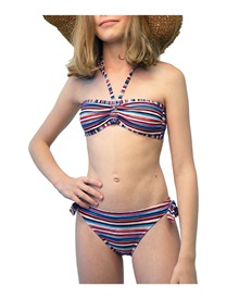 Sun Project Παιδικό Μαγιό Κορίτσι Bikini Set Stripes Col  Μαγιό Κορίτσι