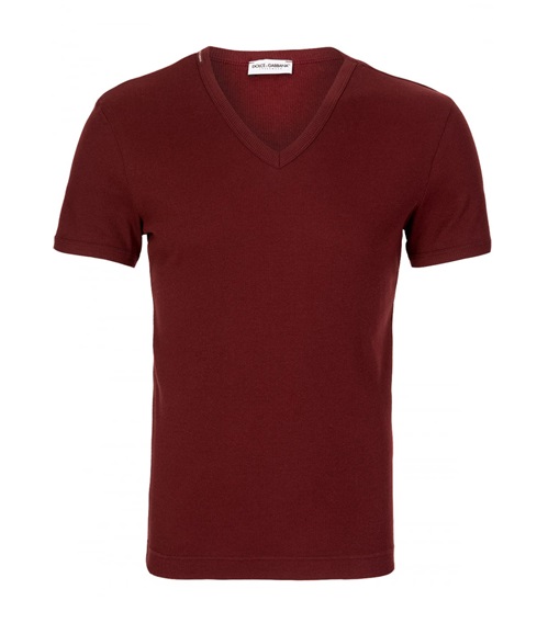 Dolce & Gabbana Men's T-Shirt V Rip  Undershirts