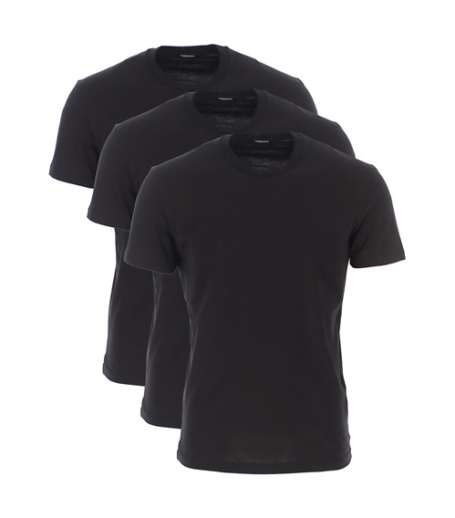 DSQUARED2 Men's T-Shirt Back Neck Logo - 3 Pack  Undershirts