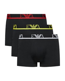 Emporio Armani Ανδρικό Boxer Black Colour Stripe EA Logo - Τριπλό Πακέτο  Boxerακια